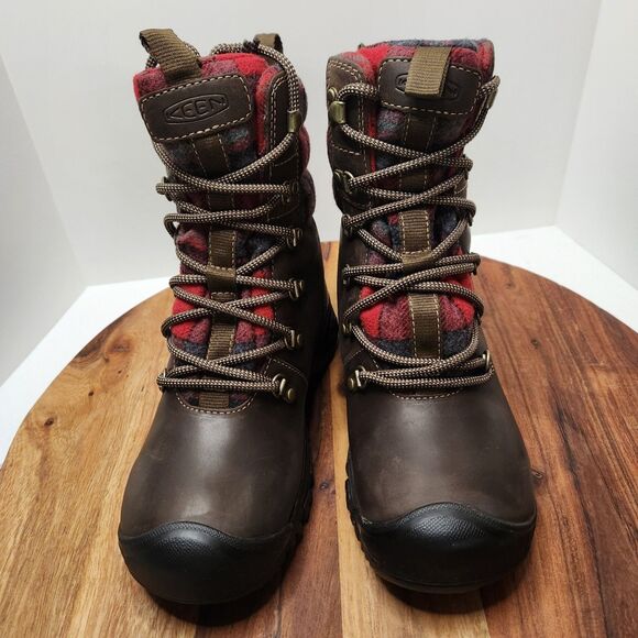 Keen Greta Boot – Women’s 6, Waterproof, Brown/Red Plaid, Euro 36 - Picture 7 of 12